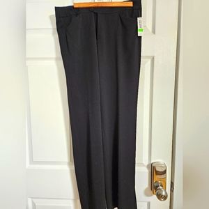 NWT Straight Black Slacks 30x34